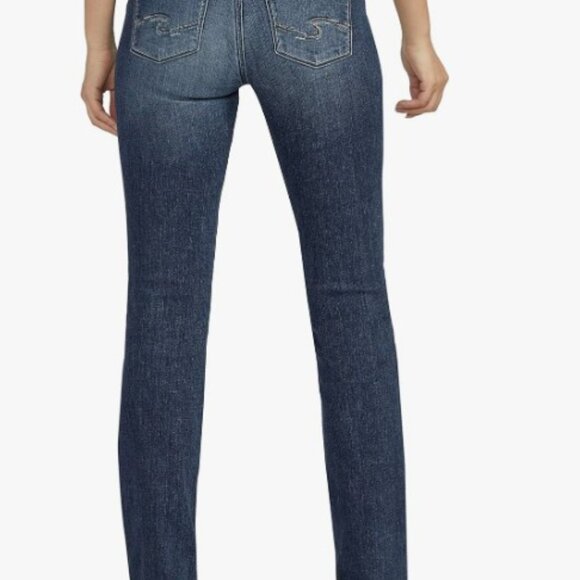 Silver Jeans Co. Women's Suki Mid Rise Curvy Fit Slim Bootcut Jeans - Legacy - Picture 1 of 11